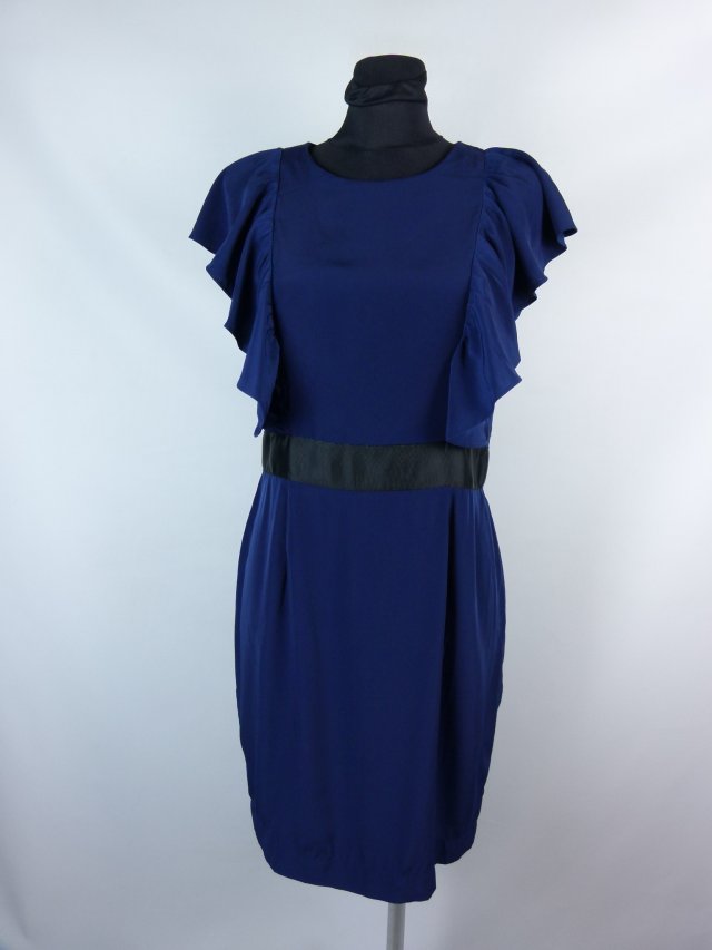 River Island ołówkowa sukienka z falbankami 10 / 36