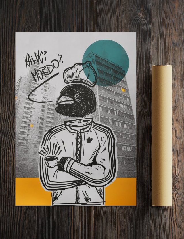 Plakat Kawki mordo? ( A2 - 42 x 59,4cm )