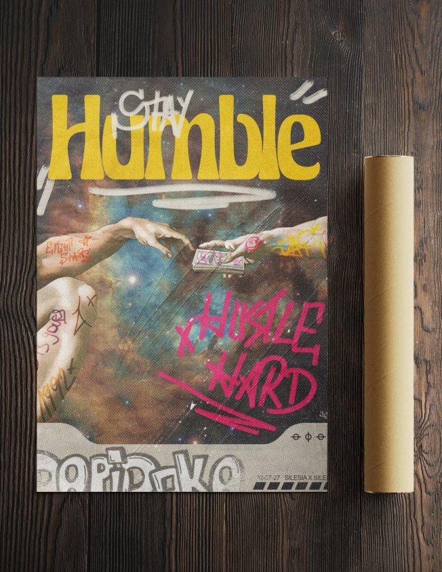 Plakat Stay Humble ( A2 - 42 x 59,4cm )