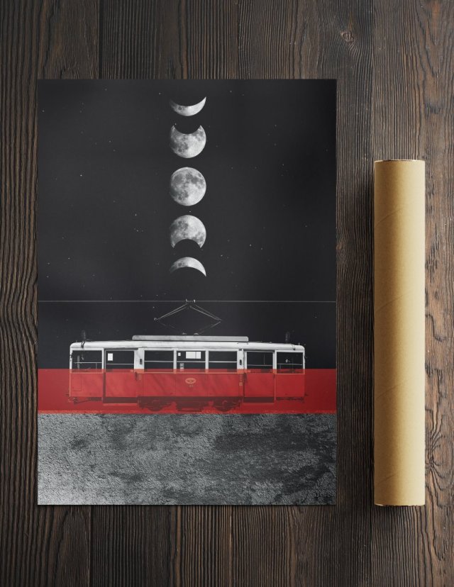 Plakat Tramwaj 38 Bytom ( A3 - 29,7X42 CM )