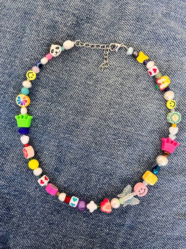 Wielokolorowy choker