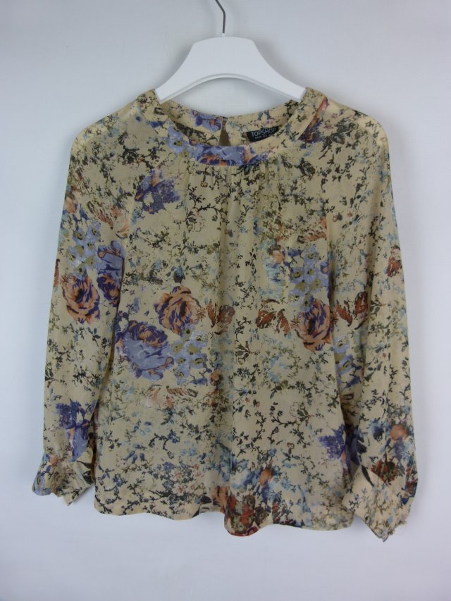 Topshop szyfonowa bluzka / 38