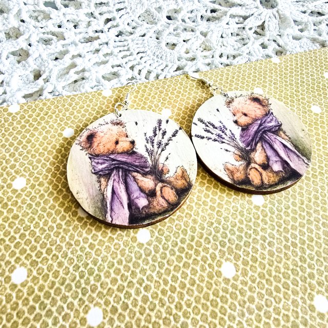 Kolczyki wiszące - Misie 2