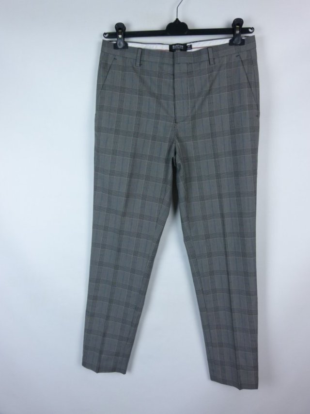 Burton skinny eleganckie spodnie kratka 32R / S