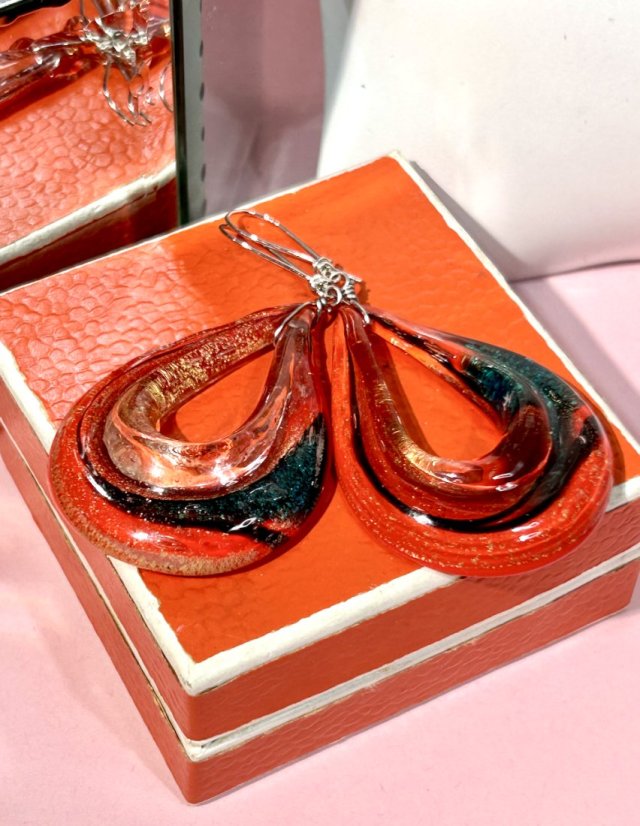 ❁ ❁ kolczyki piękne Murano ❁ ❁