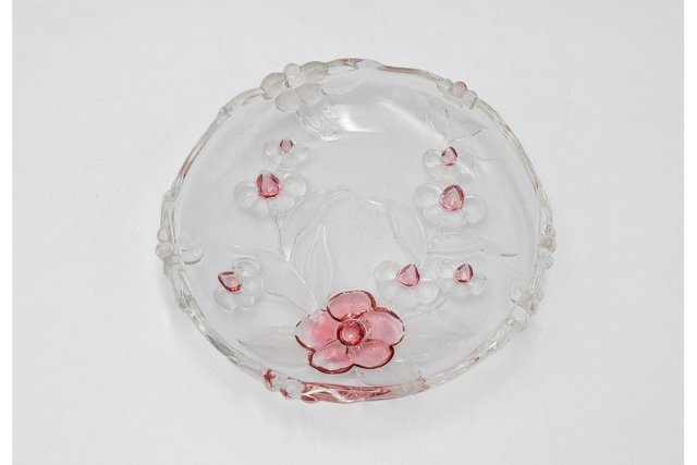 Szklana talerz - patera, Walther Glas.