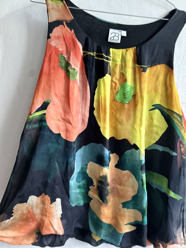 2B designed by 2 BIZ efektowna  BLUZKA  SILK & viskose