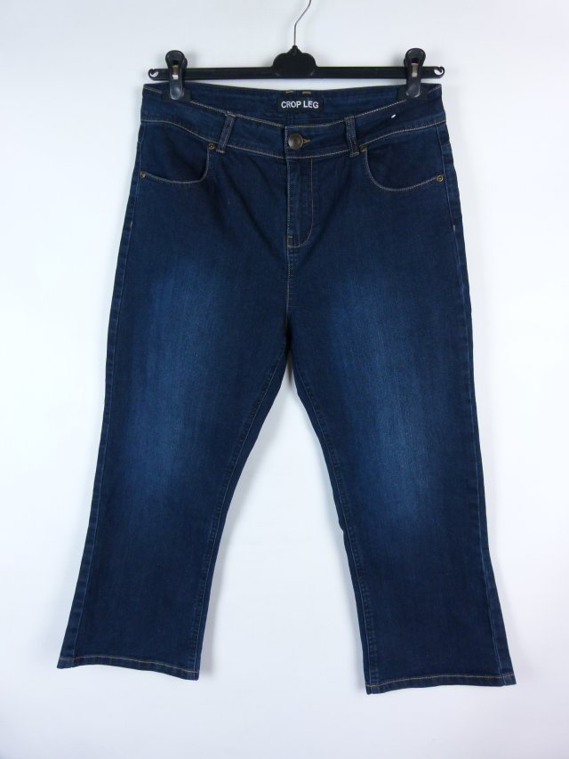 Peacocks damskie spodnie jeans 3/4 rybaczki - 14 / 42