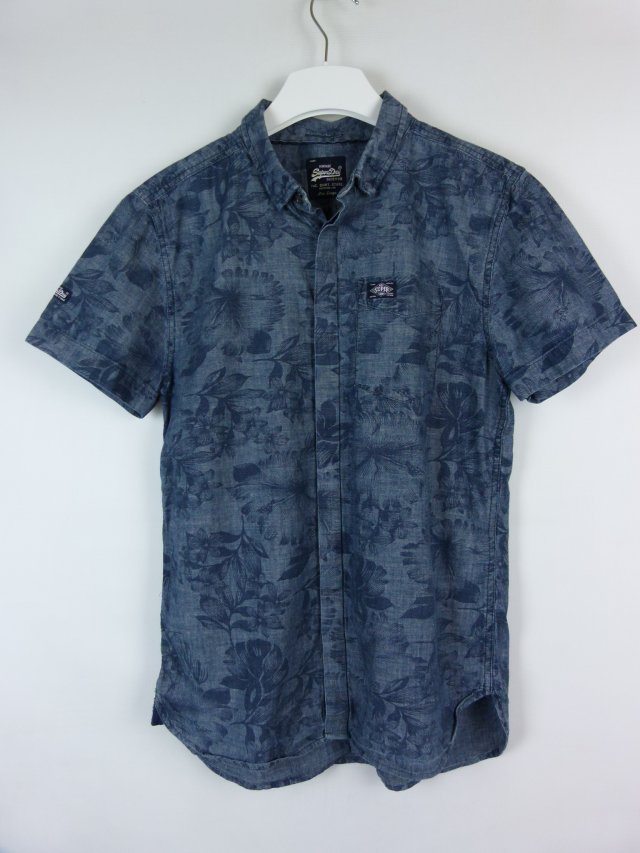 SUPERDRY koszula jeans bawełna - M / L