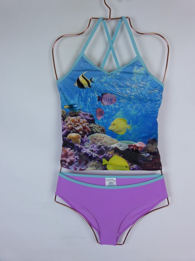 Lands'end strój kąpielowy tankini / 8 - 34