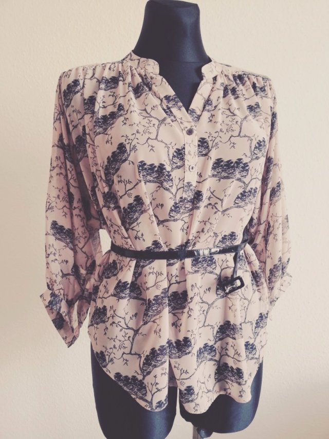 Zwiewna bluzka motyl Dorothy Perkins r. L 12/40