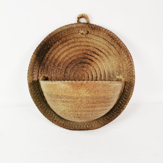 Ścienna, ceramiczna doniczka, Niemcy, lata 70.