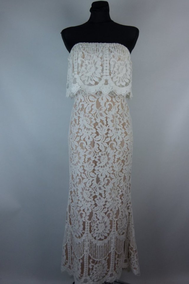 Jarlo koronkowa sukienka maxi koronka 8P / 34