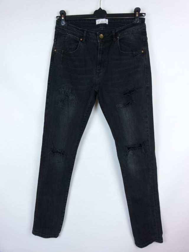 ZARA spodnie jeans z dziurami - 42 mex.32