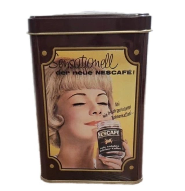 Puszka Vintage Nescafe Nestle Retro