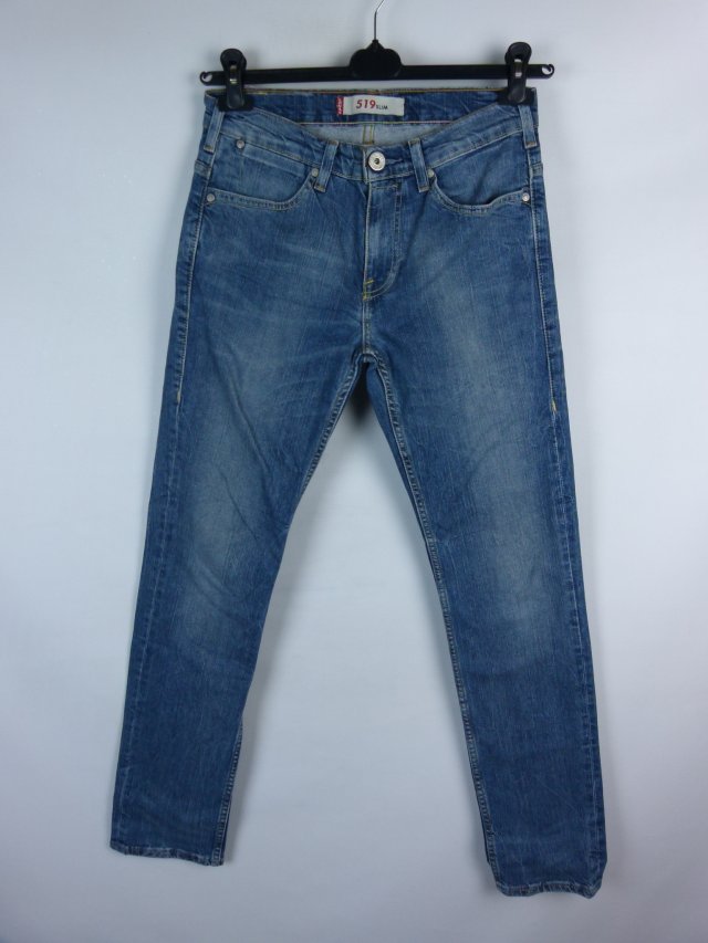 Levi's 519 slim jeans spodnie dżins W30 / L32 - M