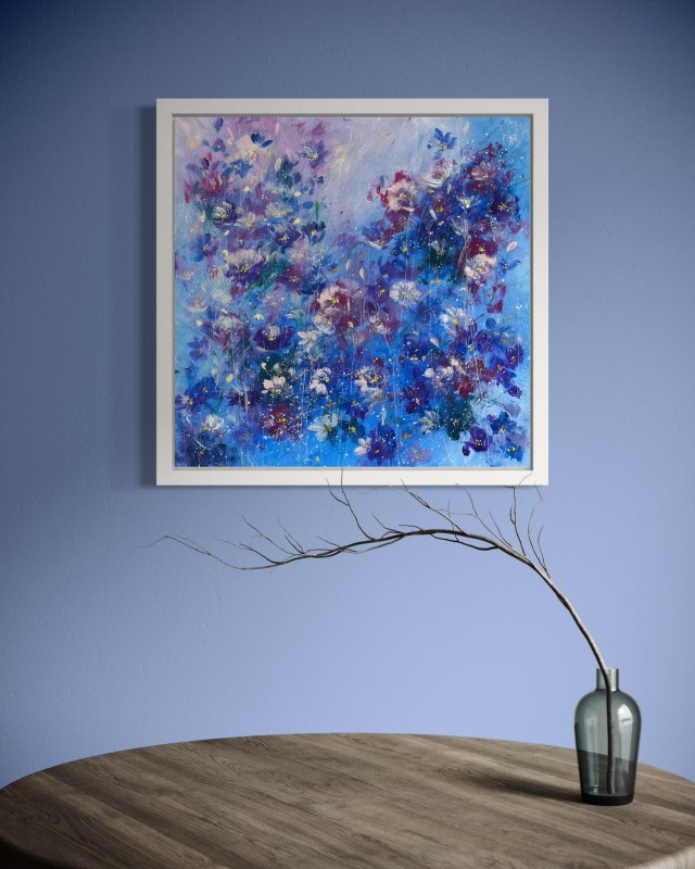 Granatowy wieczór – Giclee