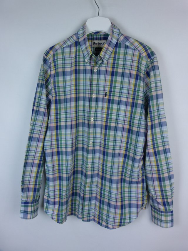 Barbour koszula kratka bawełna / L