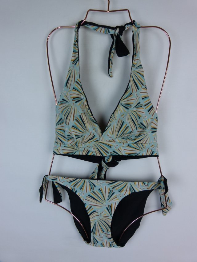Dwustronny strój kąpielowy bikini / M