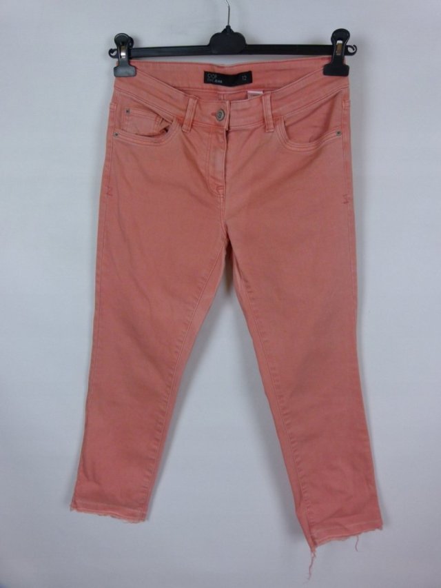 Next Crop jeans spodnie dżins morelka 12 / 40