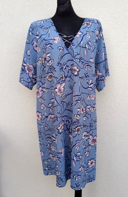 ZIZZI -  WZORZYSTA SUKIENKA