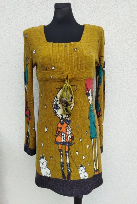 FU HUA - DZIANINOWA SUKIENKA