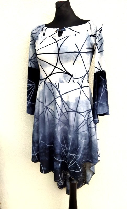 UNIEK - ASYMETRYCZNA SUKIENKA