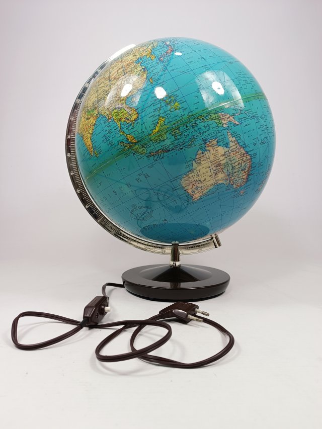 Podświetlany globus DUPLEX, vintage
