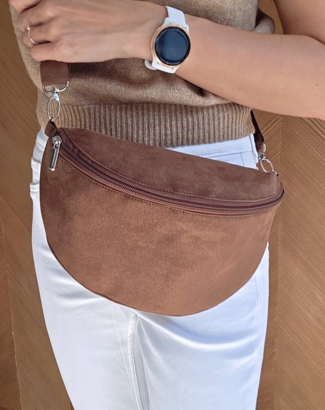 Brązowa nerka brąz czekolada