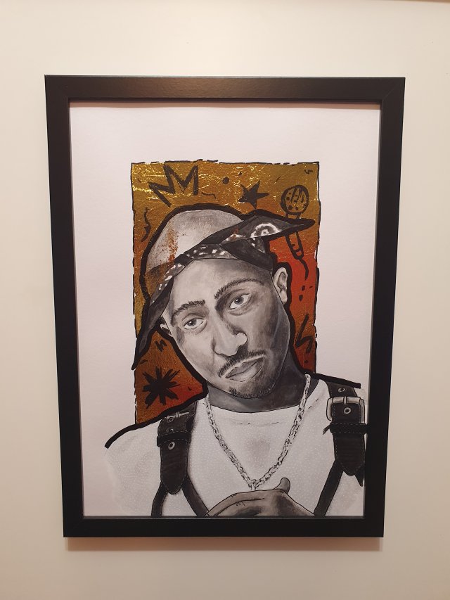 2Pac Portret A3