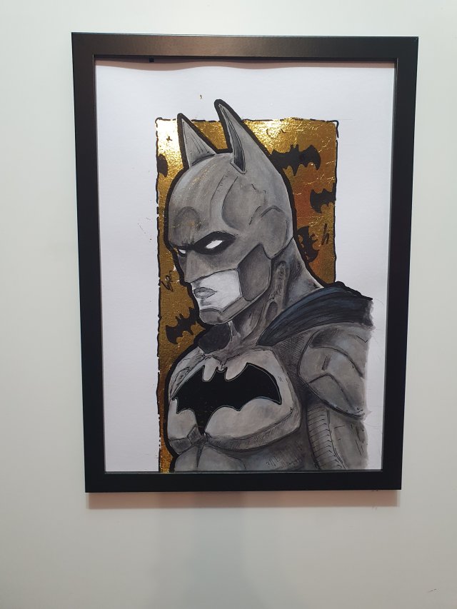 Batman A3 handmade grafika obraz plakat