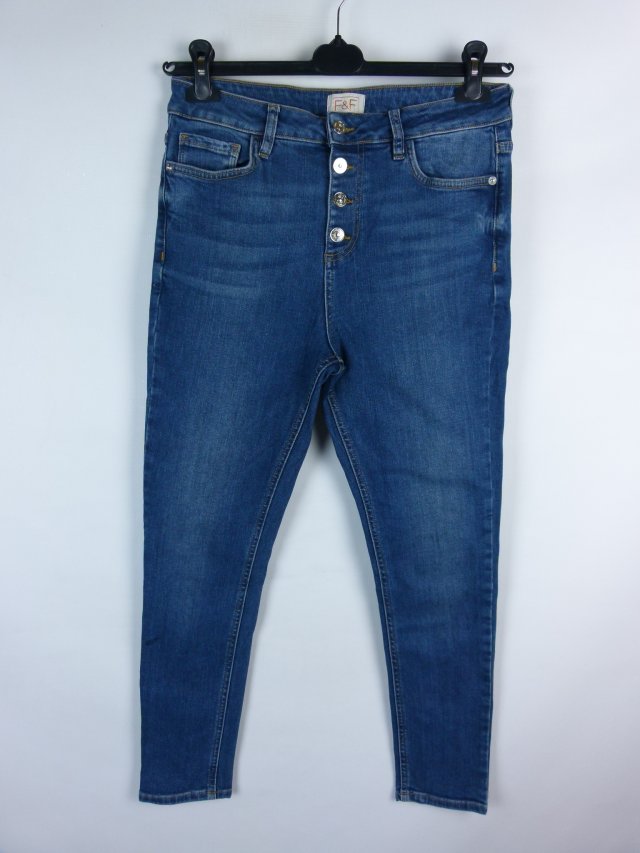 F&F skinny jeans spodnie dżins 12 / 40