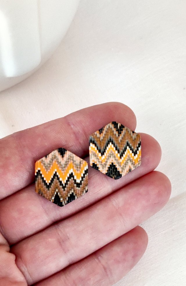 Kolczyki z gliny polimerowej | Biżuteria handmade | Prezent dla niej