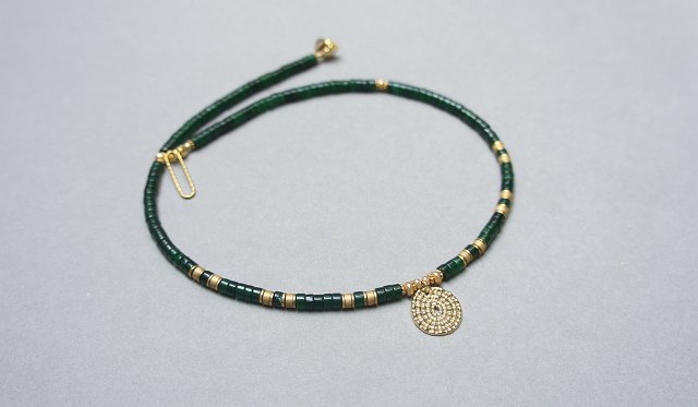 Jadeity lush meadow /14.09.25/ choker - Szlachetna kolekcja