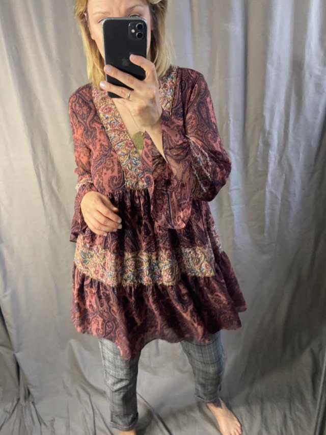 zara tunika boho