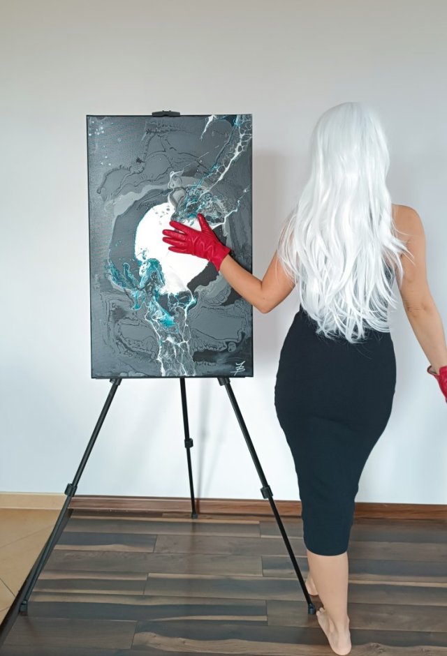 BREAKING POINT 50x80 abstrakcja obraz