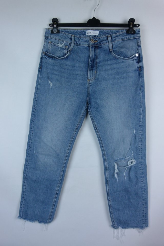 Zara skinny jeans dziury 42