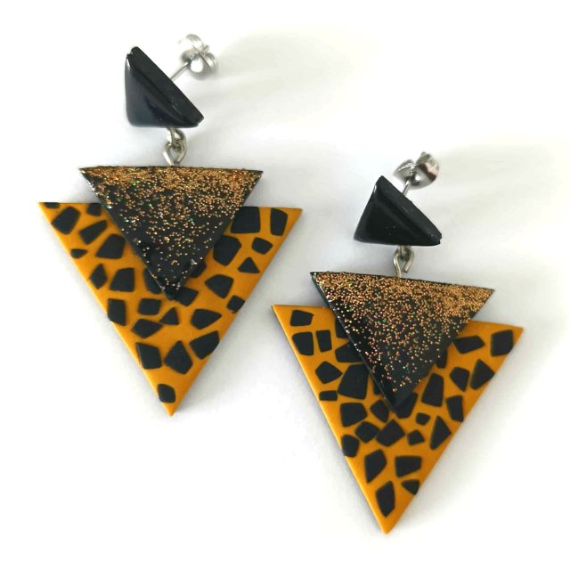 Kolczyki Geometryczne Trójkąty