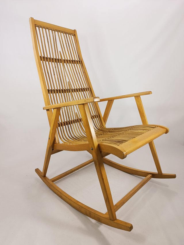 Fotel bujany, lata 70.