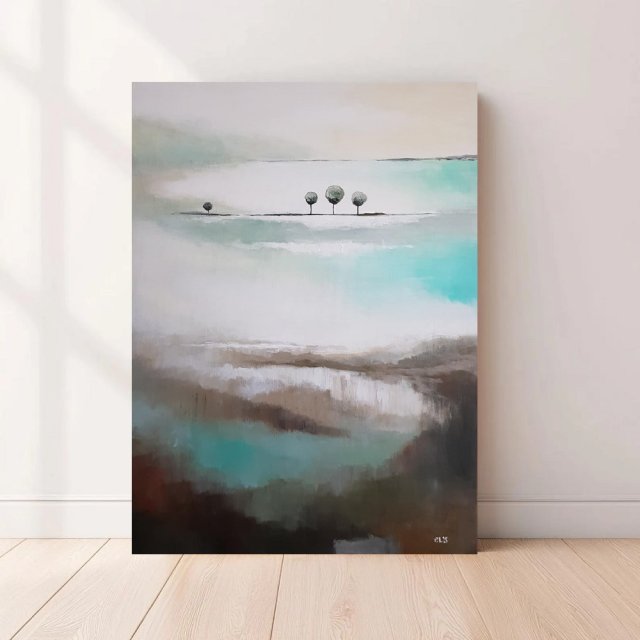 Drzewa -obraz akrylowy