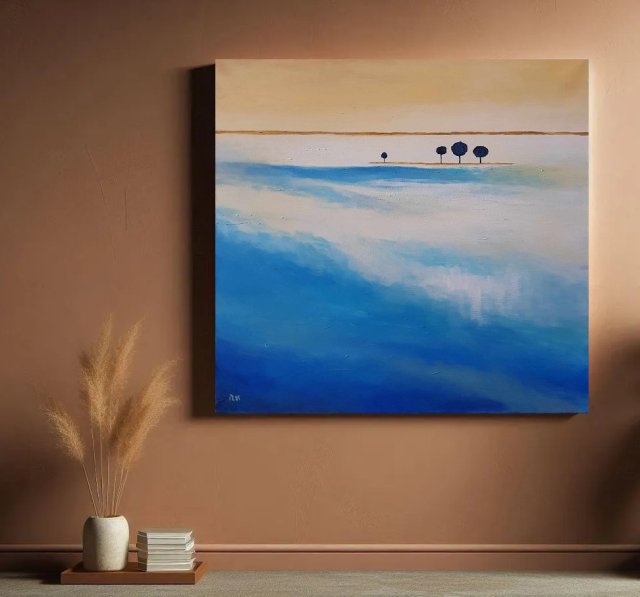 Drzewa -obraz akrylowy