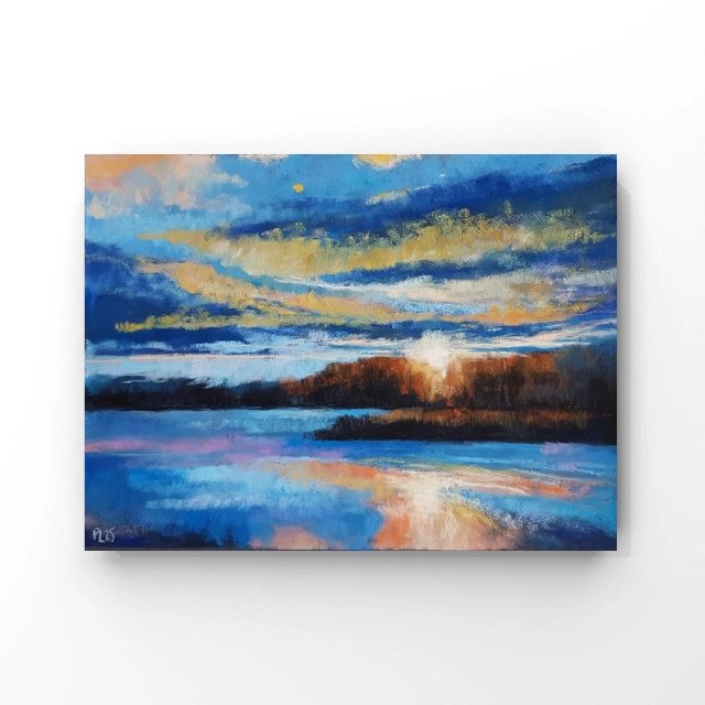 Pejzaż- rysunek pastele