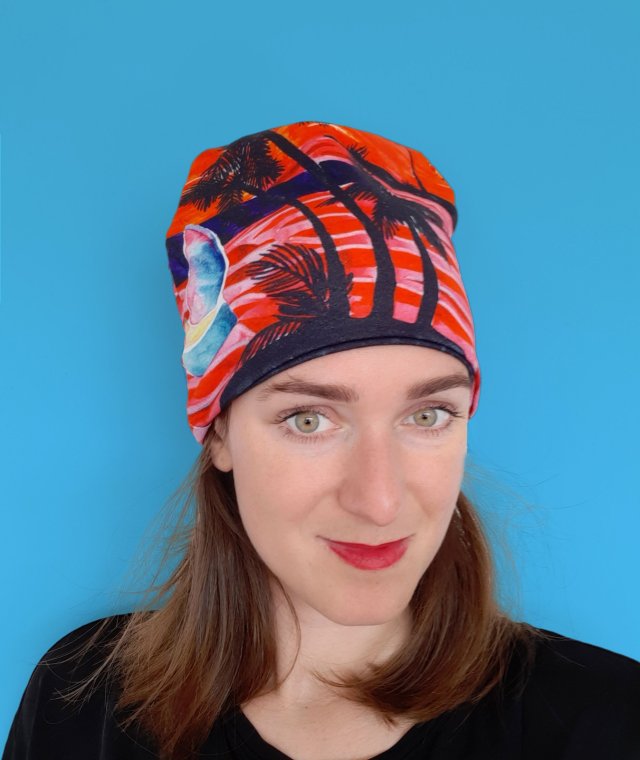 Czapka Bawełniana Jesienna Palmy