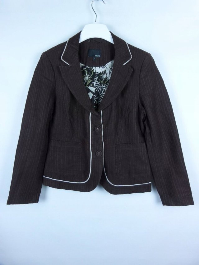 Next lniany żakiet len brown 14 / 40