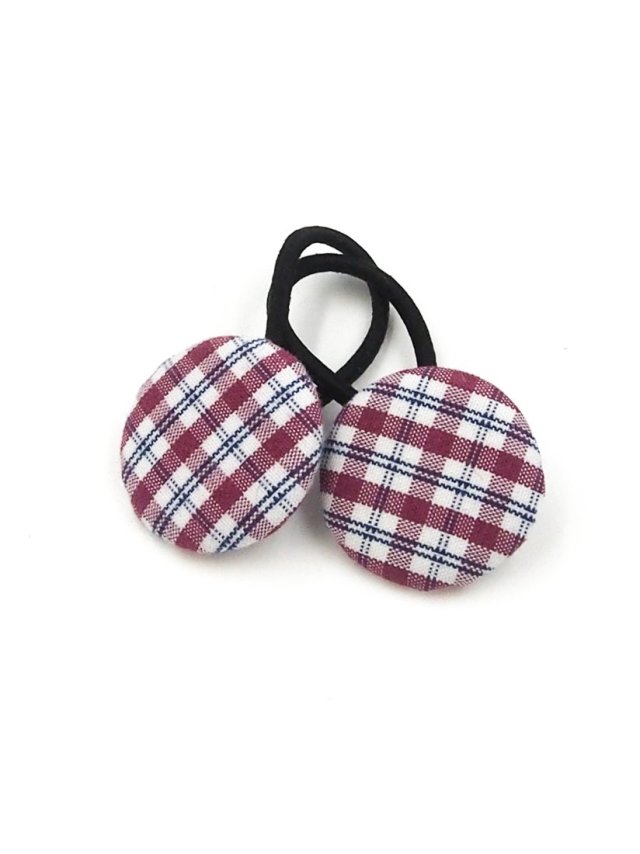 Gumeczki do włosów w kratkę Charlotte