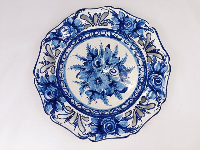 Duża ceramiczna patera, Portugalia, vintage