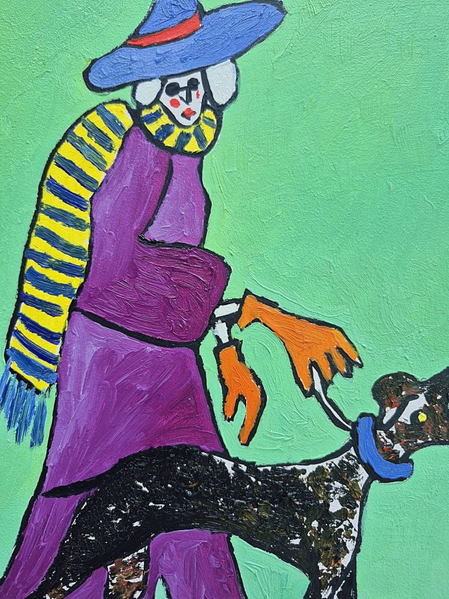 obraz do salonu portret babci