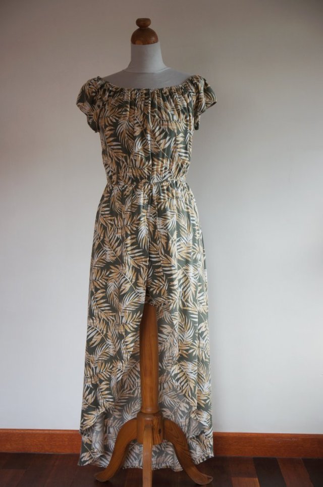 Oryginalny krótki kombinezon z spódnicą  *2