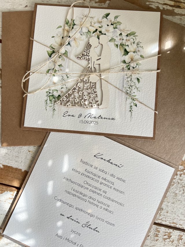 Kartka na ślub z personalizacją