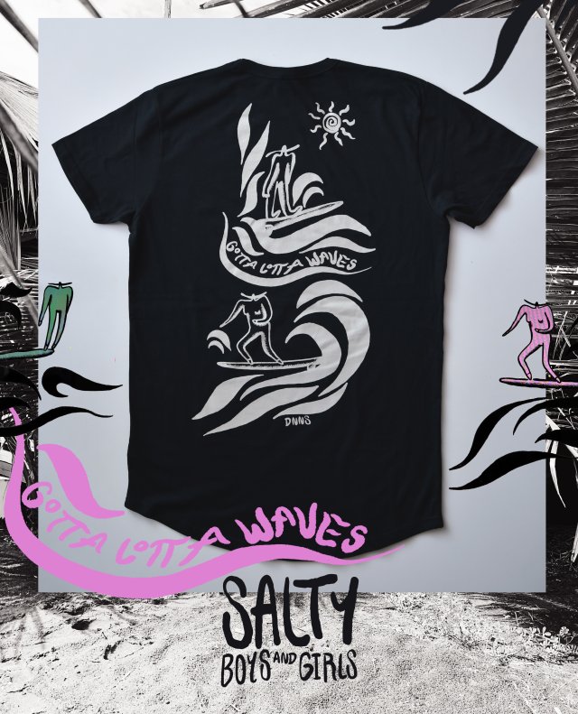 Czarny Długi T-shirt z Bawełny Organicznej XL